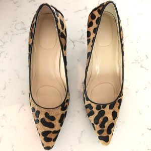 Calvin Klein Dolly Pony Hair leopard print Pump